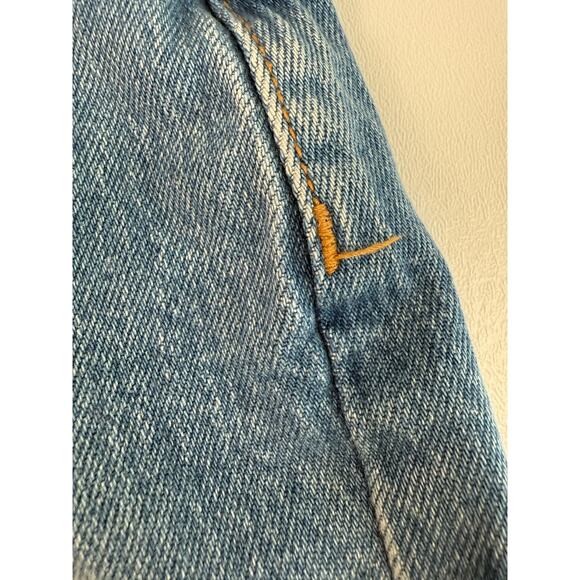 Victoria's Secret Denim by PINK High Rise Zip Fly Cut Off Short Blue Size 8 NWT - Picture 4 of 16